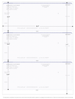 Grey Marble 3 Per Page Laser Checks | L3C-EM