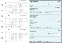 Teal Safety Multi-Purpose Hourly Voucher Business Checks | BU3-7ESF01-MPH