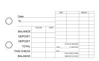 Florist General Itemized Invoice Business Checks | BU3-CDS11-GII