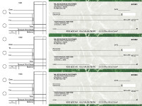 Green Marble Standard Business Checks | BU3-GMA01-STA