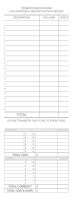 Standard Deposit Slips Style 17 | DEP-BDL17