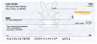 Funny Bunny It's Happy Bunny Personal Checks | IHB-10