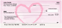 Jen Goode's Pink Ribbons Personal Checks | JEN-02