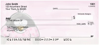 Jen Goode's Ribbon Penguins Personal Checks | JEN-09