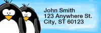 More Jen Goode's Penguins Rectangle Address Labels | LRRJEN-04