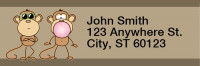 Jen Goode's Monkeys Rectangle Address Labels | LRRJEN-05