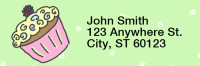 More Jen Goode's Cupcakes Rectangle Address Labels | LRRJEN-08