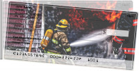 Firefighters in Action Side Tear Personal Checks | STPRO-52