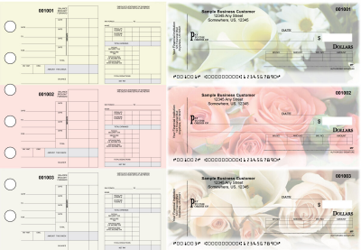 Florist Itemized Disbursement Payroll Designer Business Checks | BU3-7CDS11-IDP