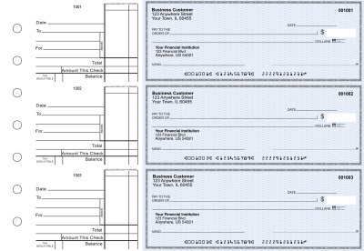 Blue Safety Standard Business Checks | BU3-BLU01-STA