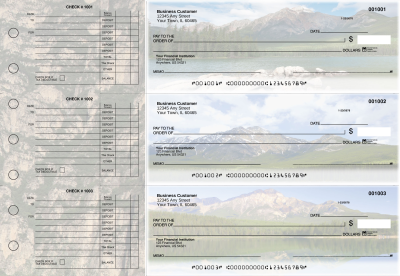 Scenic Mountains Accounts Payable Designer Business Checks | BU3-CDS29-DED