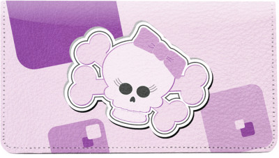 Girly Skulls Leather Cover | CDP-GIR02B