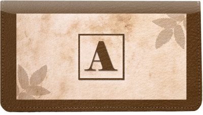 Monogram A Leather Cover | CDP-MONO1A