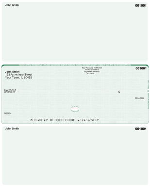 Green Safety High Security Middle Laser Checks | LMCHS-GS