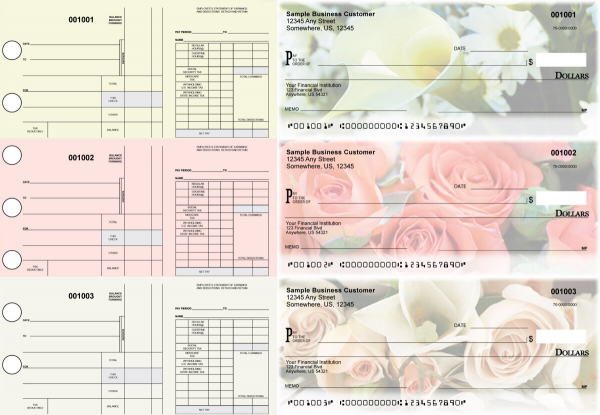 Florist Disbursement Payroll Designer Business Checks | BU3-7CDS11-FSP