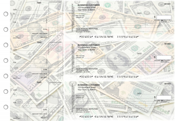 Money Itemized Counter Signature Business Checks | BU3-CDS31-ICS