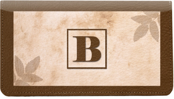 Monogram B Leather Cover | CDP-MONO1B