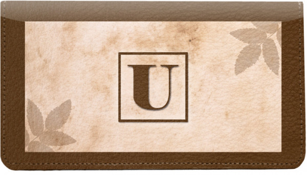 Monogram U Leather Cover | CDP-MONO1U