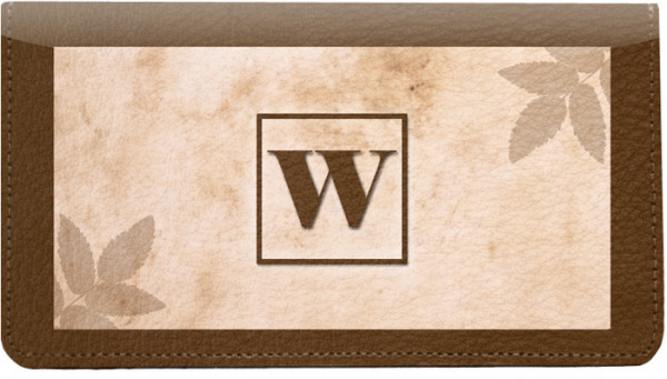 Monogram W Leather Cover | CDP-MONO1W