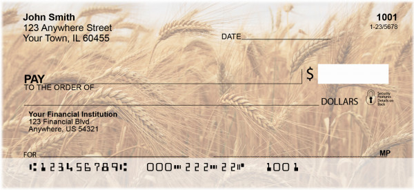 Harvest Time Personal Checks | FOD-07