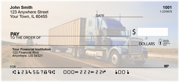 Trucking Rigs Personal Checks | TRA-17
